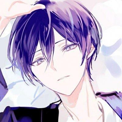 高冷二次元手绘男生头像