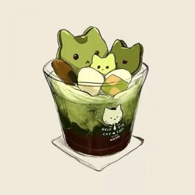 卡通甜点手绘微信头像