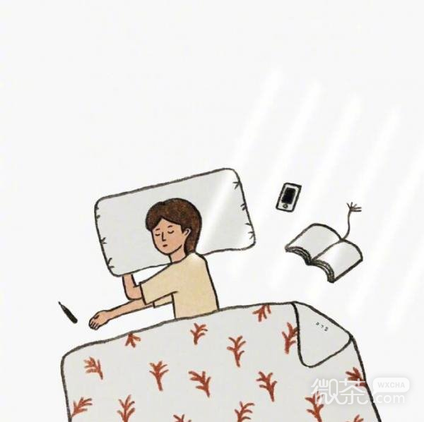 简约文艺绘画微信朋友圈配图