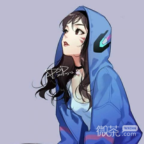 快手卡通手绘女生头像