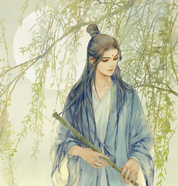 古风手绘男生图片