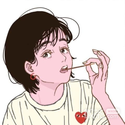快手卡通手绘女生头像