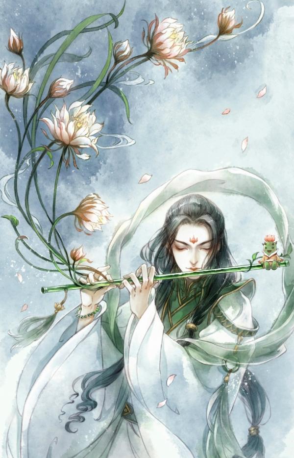 古风手绘男生图片