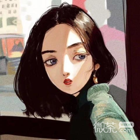 快手卡通手绘女生头像
