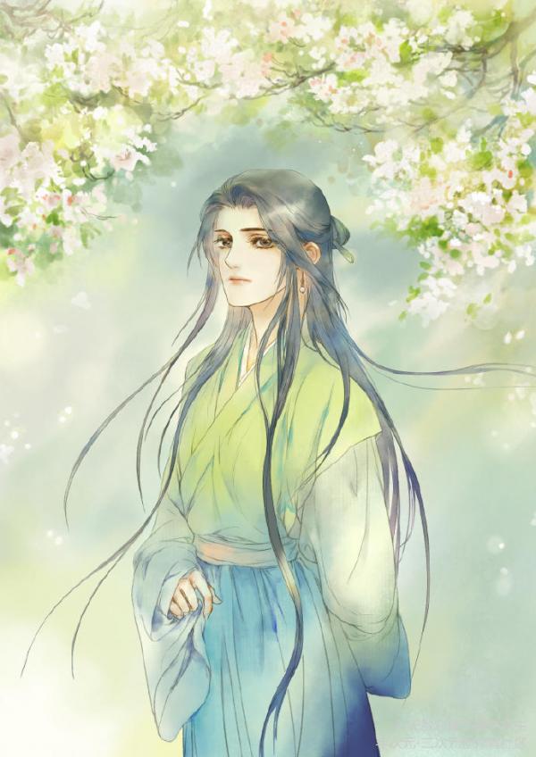 古风手绘男生图片