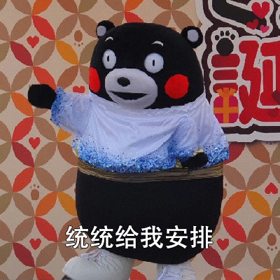 抖音安排微信表情包图片熊本熊 给我安排的明明白白微信表情包