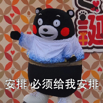 抖音安排微信表情包图片熊本熊 给我安排的明明白白微信表情包