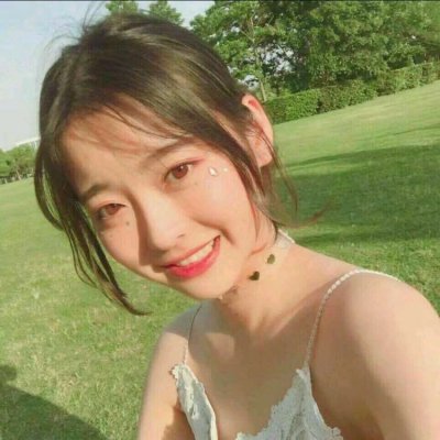 绿色系女生微信头像