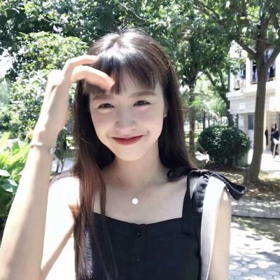 绿色系女生微信头像
