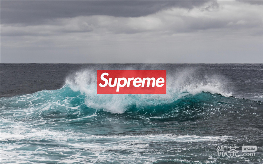 微信潮流supreme朋友圈背景图