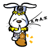可爱布丁兔微信表情包