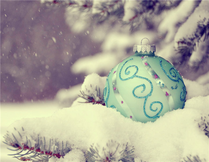 圣诞节雪景唯美微信朋友圈配图