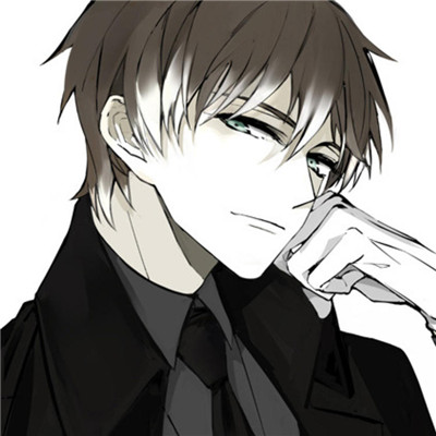 微信二次元非主流男生头像