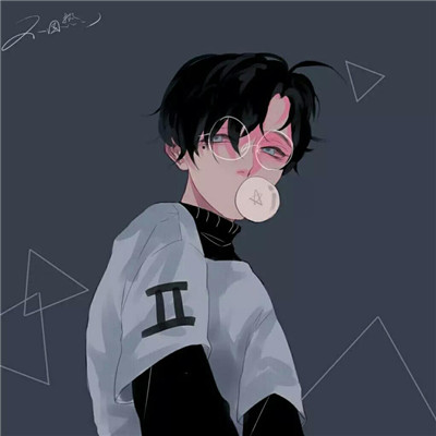微信二次元非主流男生头像