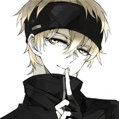 微信二次元非主流男生头像