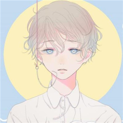 微信二次元非主流男生头像