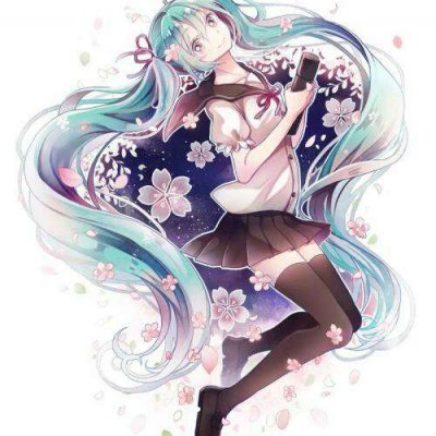 初音未来微信二次元女生头像