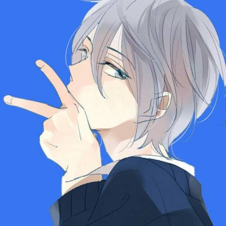 微信二次元非主流男生头像