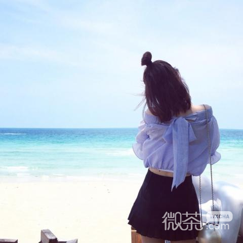 微信女生背影头像