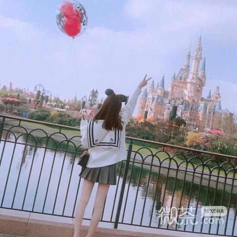 微信女生背影头像