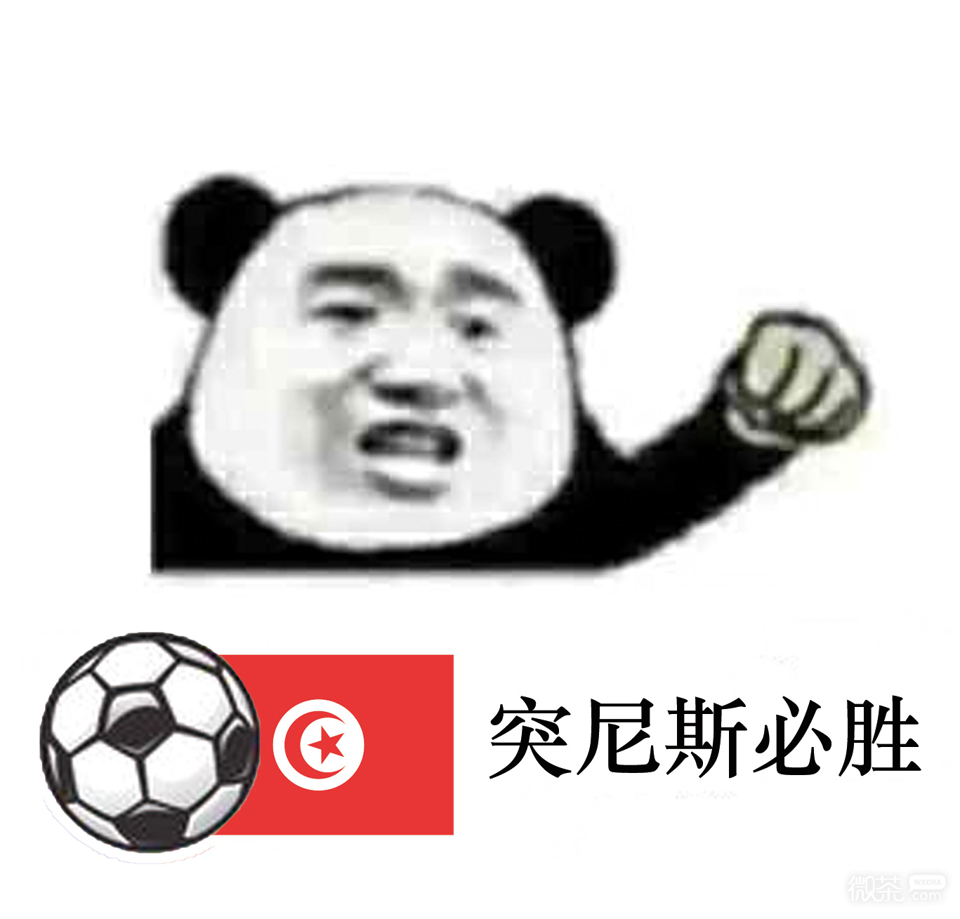熊猫人世界杯微信恶搞包情包