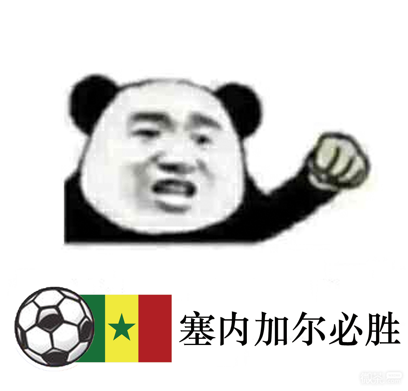熊猫人世界杯微信恶搞包情包