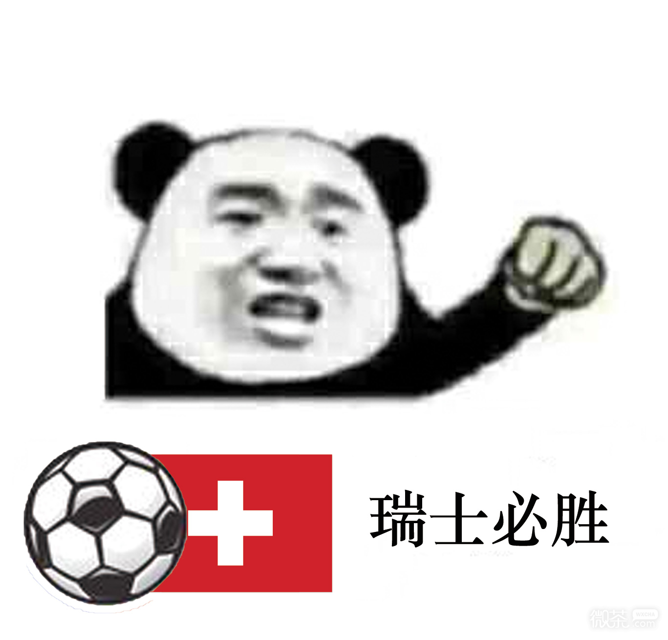 熊猫人世界杯微信恶搞包情包