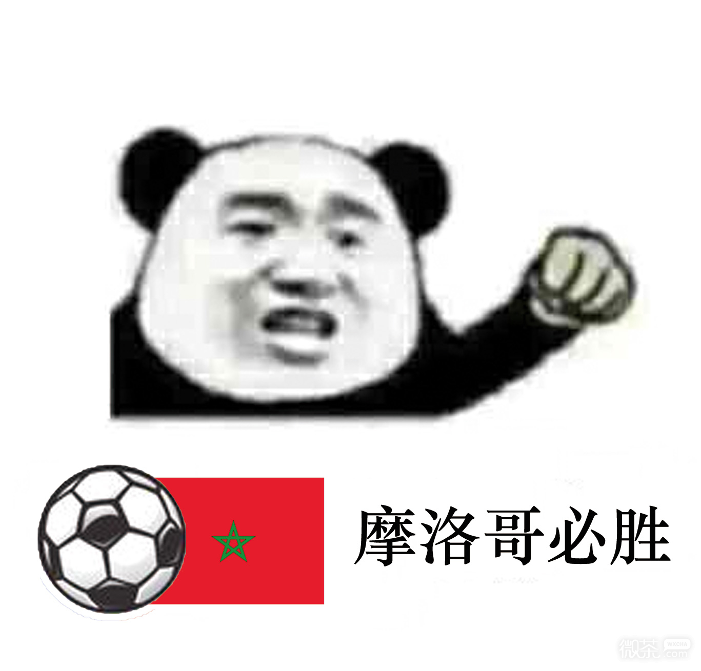 熊猫人世界杯微信恶搞包情包