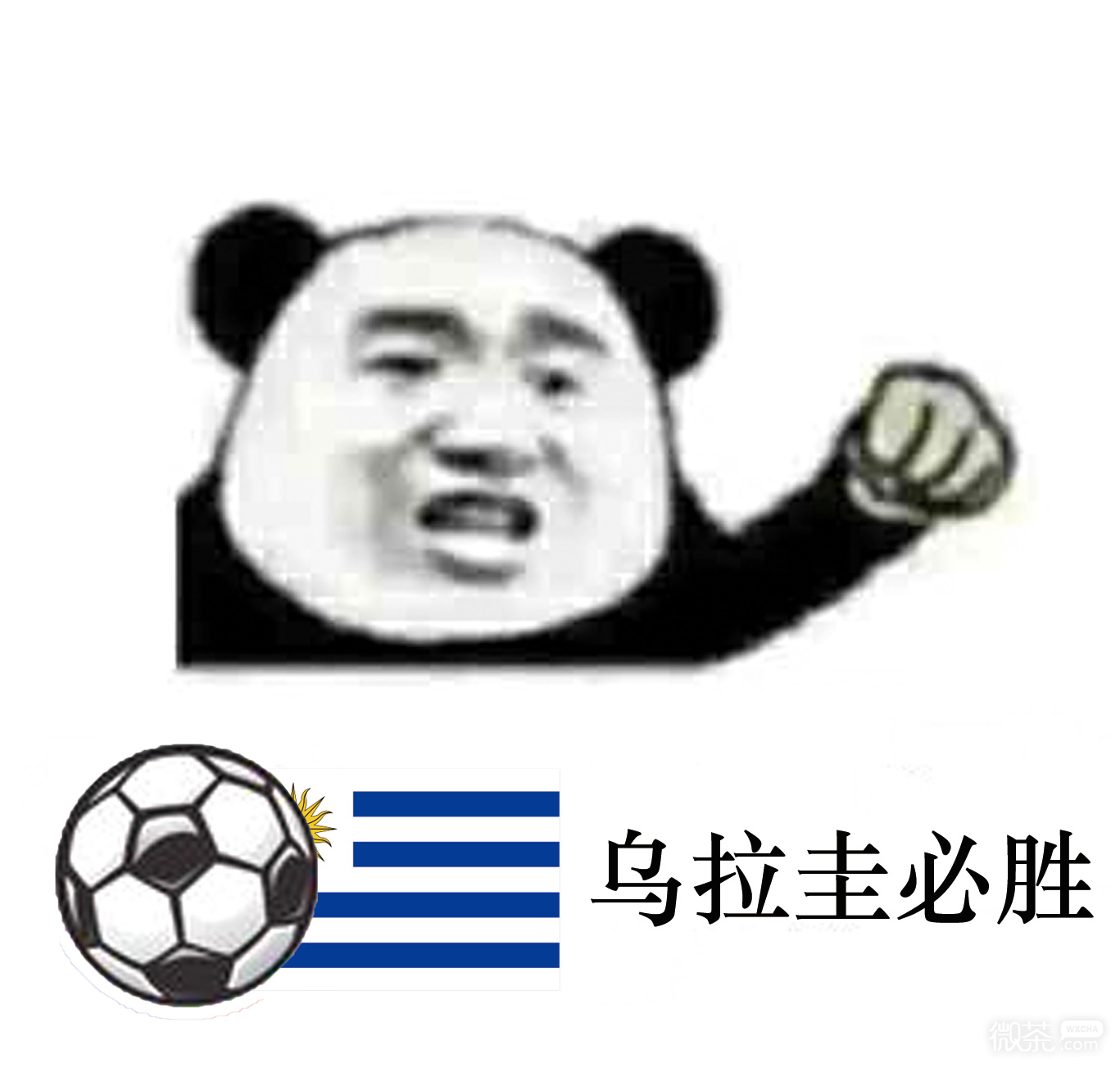 熊猫人世界杯微信恶搞包情包