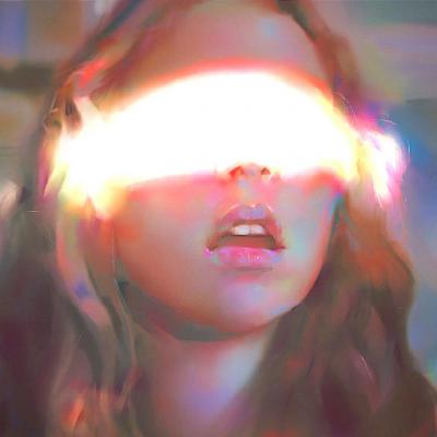 文艺彩绘女生微信头像