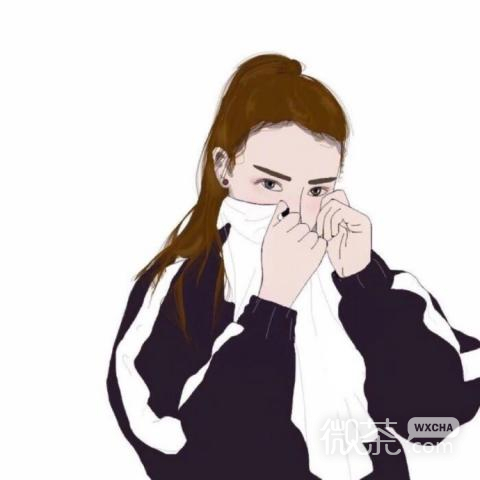 快手卡通手绘精选女生微信头像