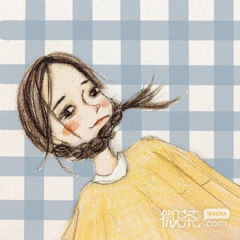 快手卡通手绘精选女生微信头像