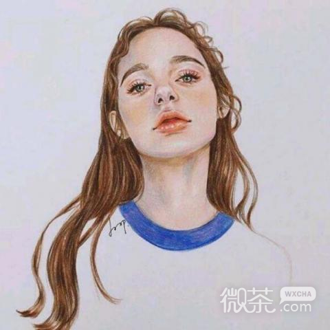 快手卡通手绘精选女生微信头像