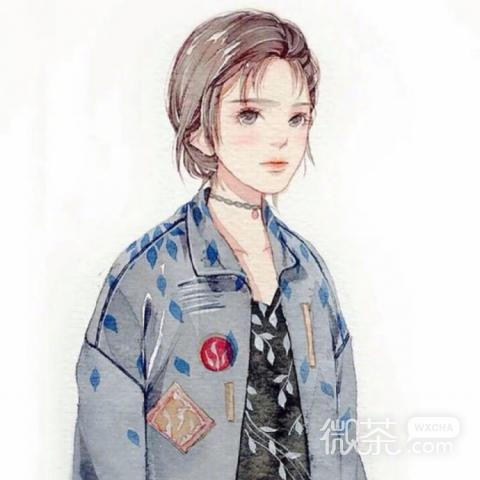 快手卡通手绘精选女生微信头像