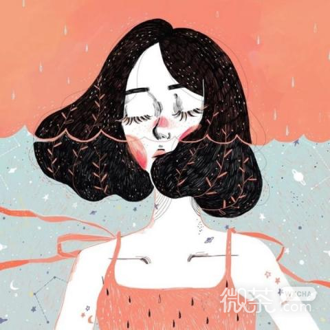 快手卡通手绘精选女生微信头像