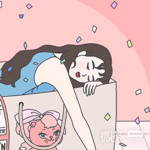 快手卡通手绘精选女生微信头像