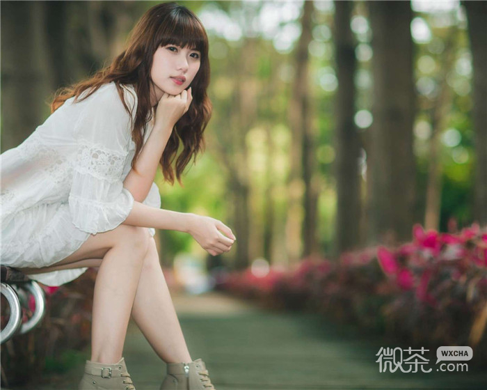 微信女生长发图片