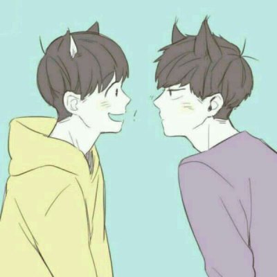二次元兄弟微信头像