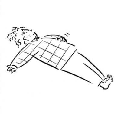 简约短发女孩微信头像