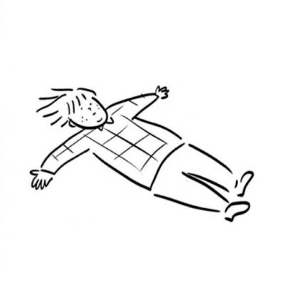 简约短发女孩微信头像