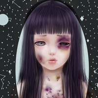 诡异重口味女孩微信头像（胆小勿入）