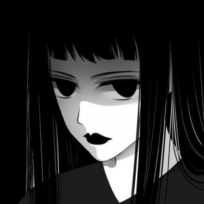黑暗二次元女生微信头像