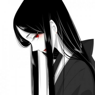 黑暗二次元女生微信头像