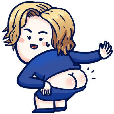 搞怪的卡通情侣微信头像