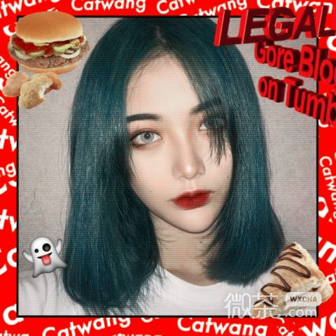 快手女生潮流阿宝色微信头像