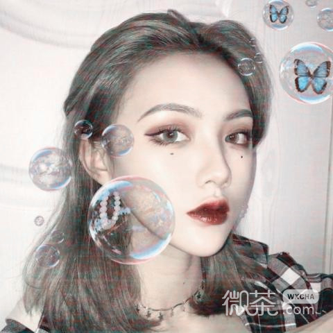 快手女生潮流阿宝色微信头像