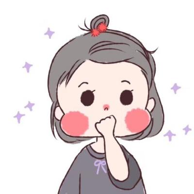 可爱呆萌微信动漫女生头像