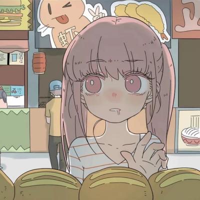 可爱呆萌微信动漫女生头像