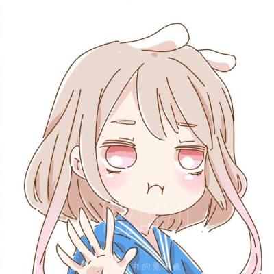 可爱呆萌微信动漫女生头像