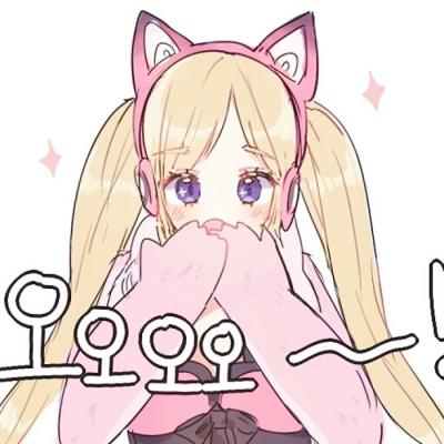可爱呆萌微信动漫女生头像